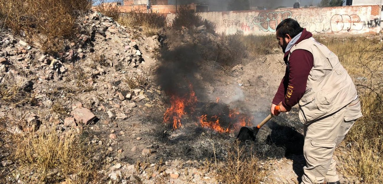 Protección Civil de Soledad en alerta permanente por la presencia de incendios 