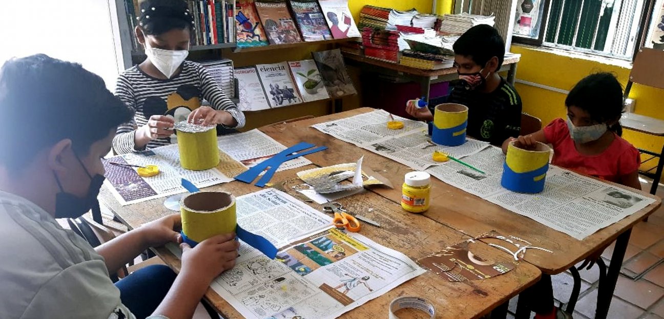 Actividades lúdicas e interactivas preparó el sistema de bibliotecas en Soledad con motivo de Día del Niño