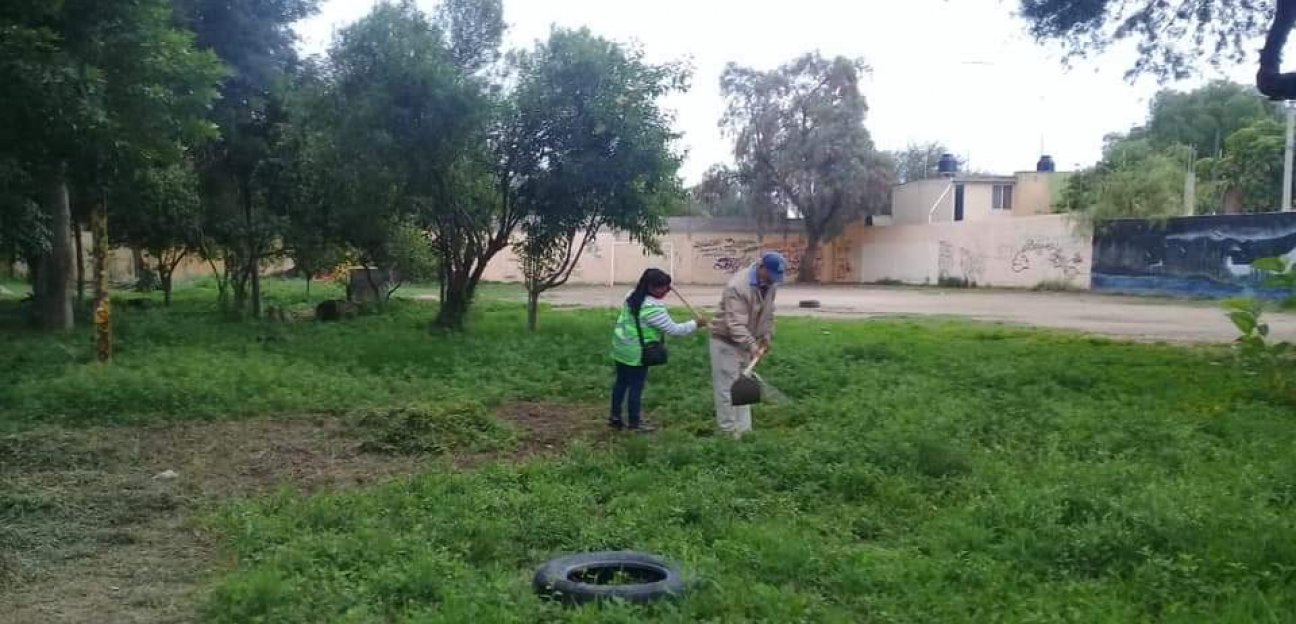 Ayuntamiento de Soledad atiende de manera eficiente peticiones de limpieza de áreas verdes 