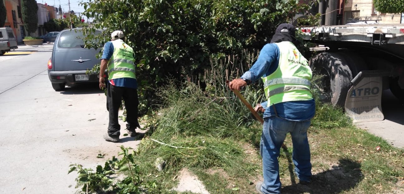 Cuadrillas de servicios municipales de Soledad recorren distintos sectores