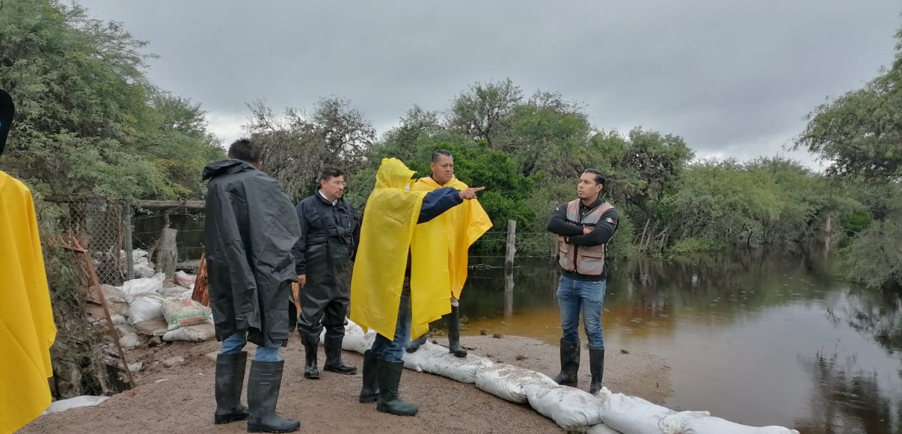 Monitorean puntos de riesgos por lluvias en Soledad