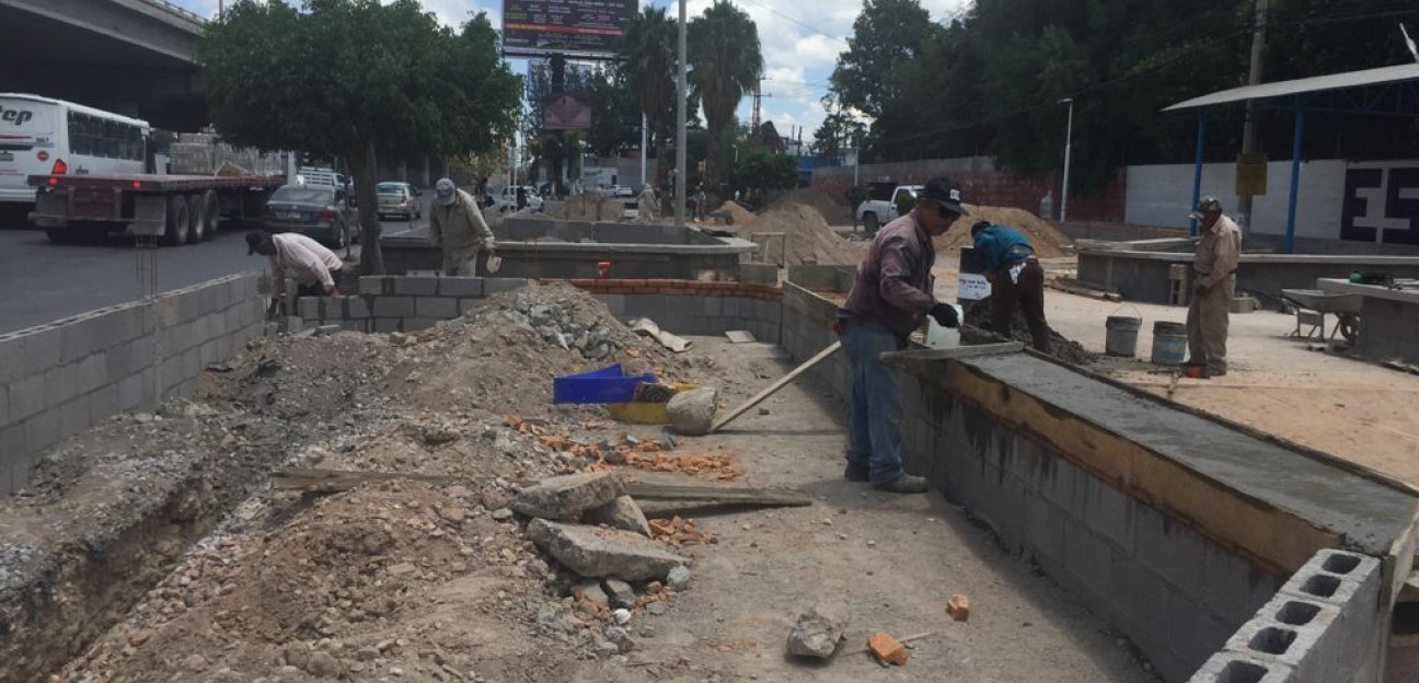 Notable avance en la remodelación del acceso a la Cabecera Municipal