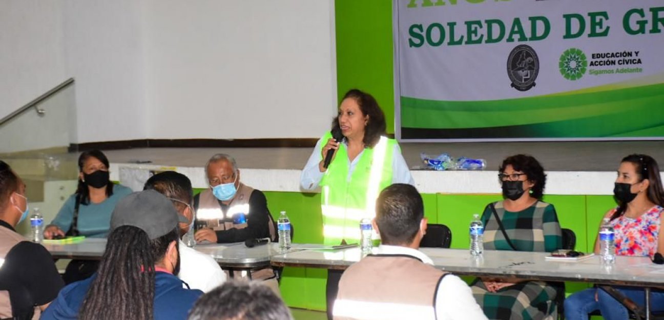 Leonor Noyola encabeza capacitaciones en materia de Protección Civil 