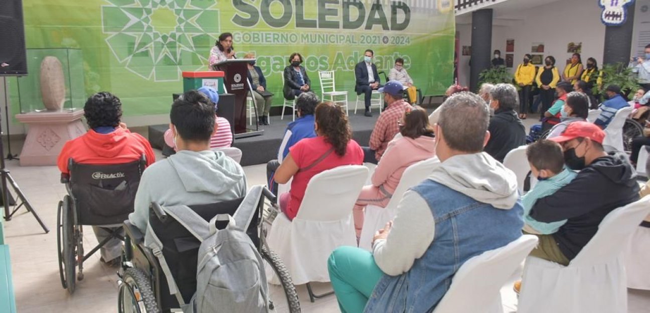 Alcaldesa pone en marcha consulta para personas con discapacidad