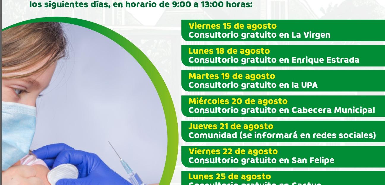 Este viernes, jornada intensiva de vacunación contra sarampión, rubéola y tosferina, en Soledad