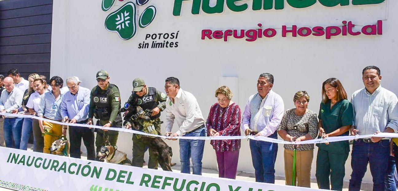 Ricardo Gallardo Cardona y Juan Manuel Navarro entregan refugio de animales gratuito en Soledad, el primero en el país