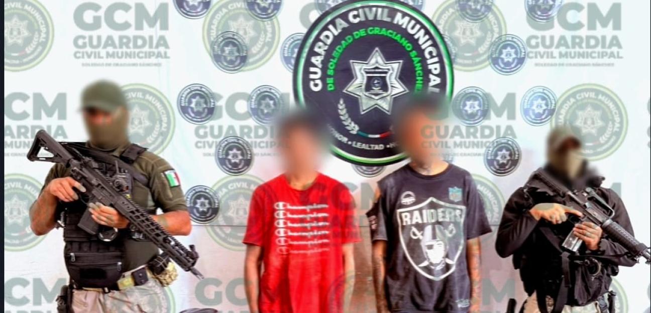 Guardia Civil de Soledad captura a presunto asaltante en flagrancia; usaban armas de juguete