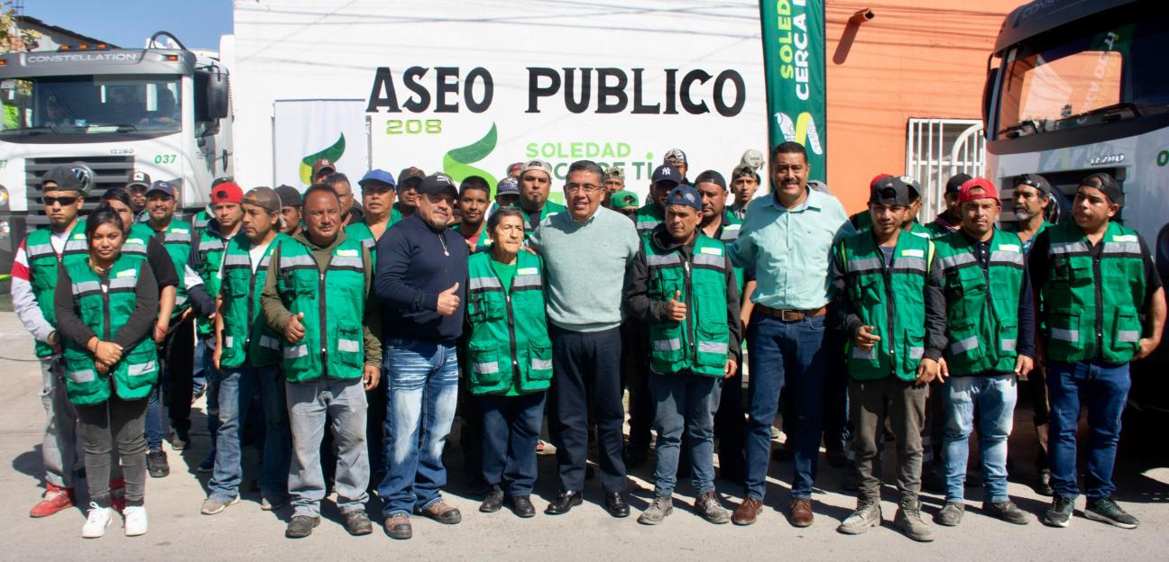 Alcalde Juan Manuel Navarro refuerza servicios públicos en Soledad con más equipo y personal