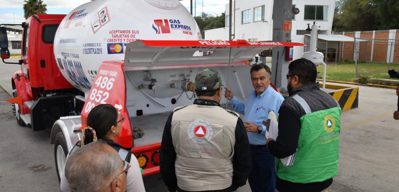 Ayuntamiento de Soledad fortalece protección ciudadana con inspección a empresas gaseras