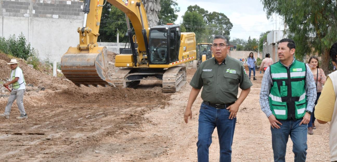 Con 90% de culminación, pavimentación de 6 calles en Rivas guillén 5to. plano: Navarro Muñiz