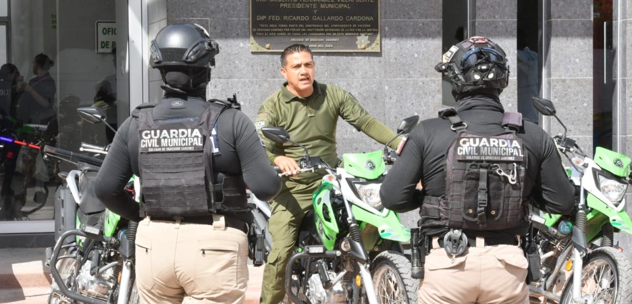 Grupo -Panteras- refuerza la seguridad en colonias de Soledad con resultados notorios