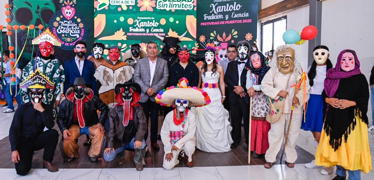 Alcalde Juan Manuel Navarro Muñiz encabeza presentación de actividades de Día de Muertos 2025 en Soledad