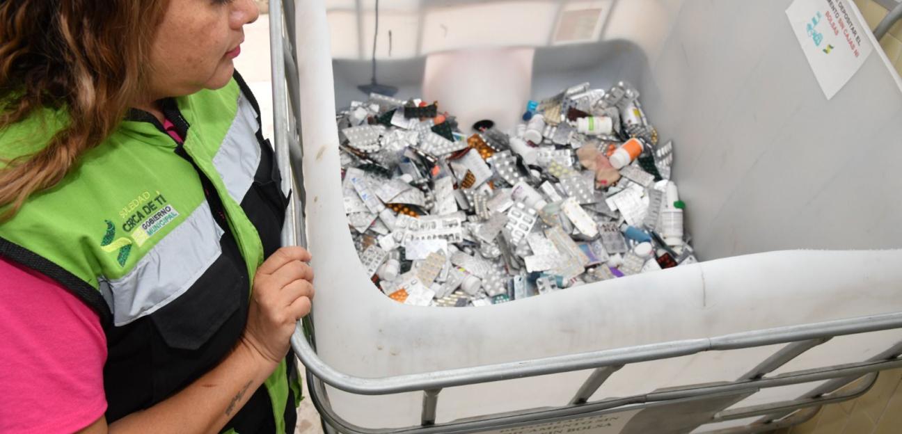 Ayuntamiento de Soledad mantiene vigente programa de recolección de medicamento caduco