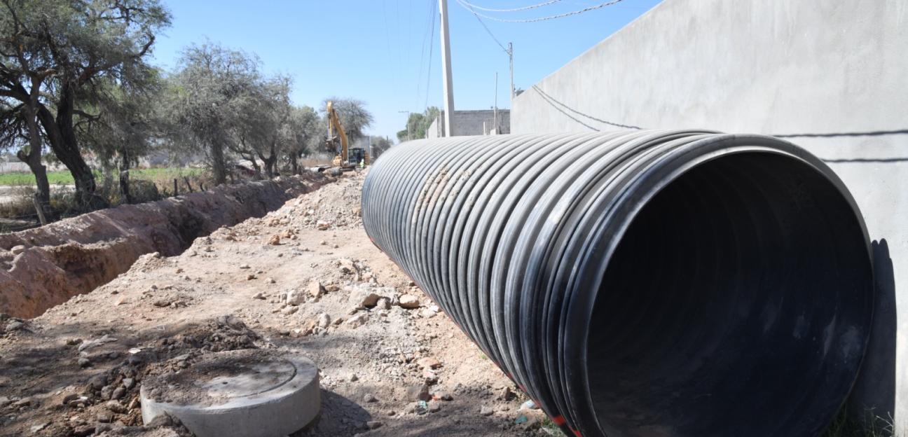 Colectores pluviales en Privadas de la Hacienda y San Jorge en Soledad, casi listos para entregarse
