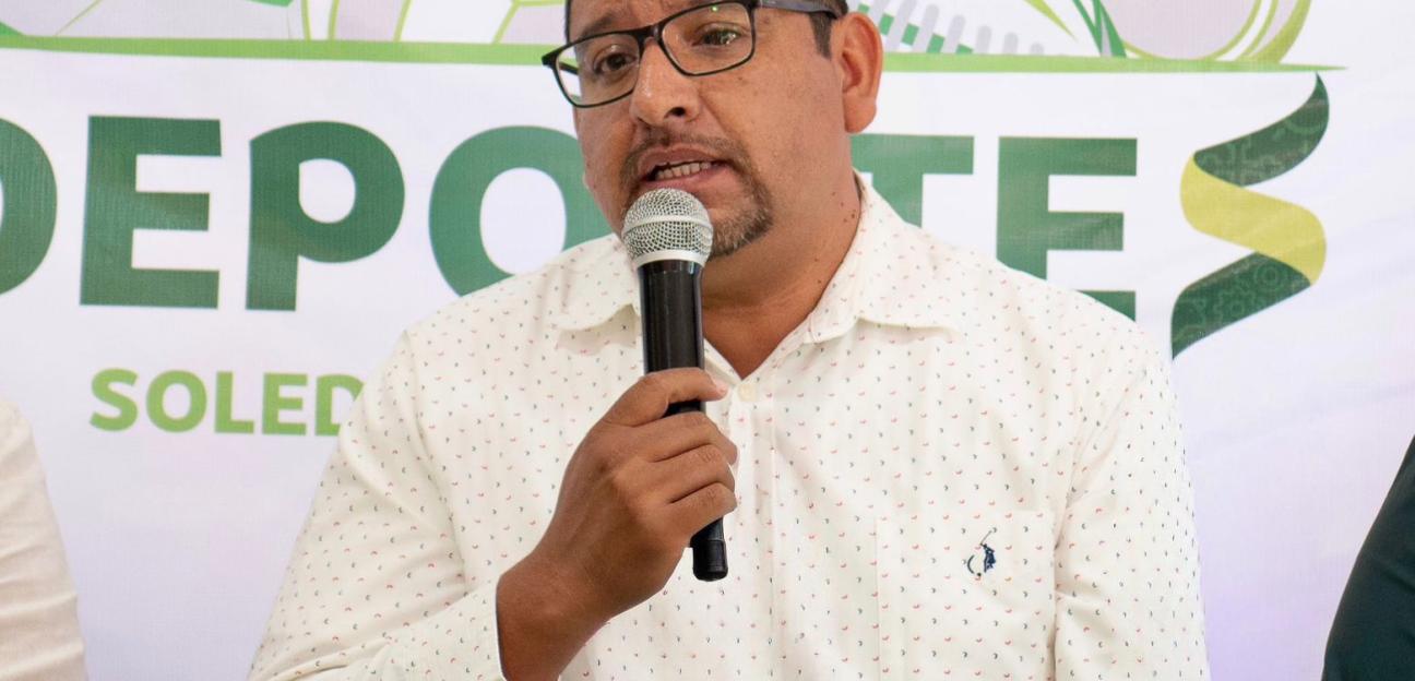 Hugo Esquivel asume Coordinación de Deportes en el Ayuntamiento de Soledad