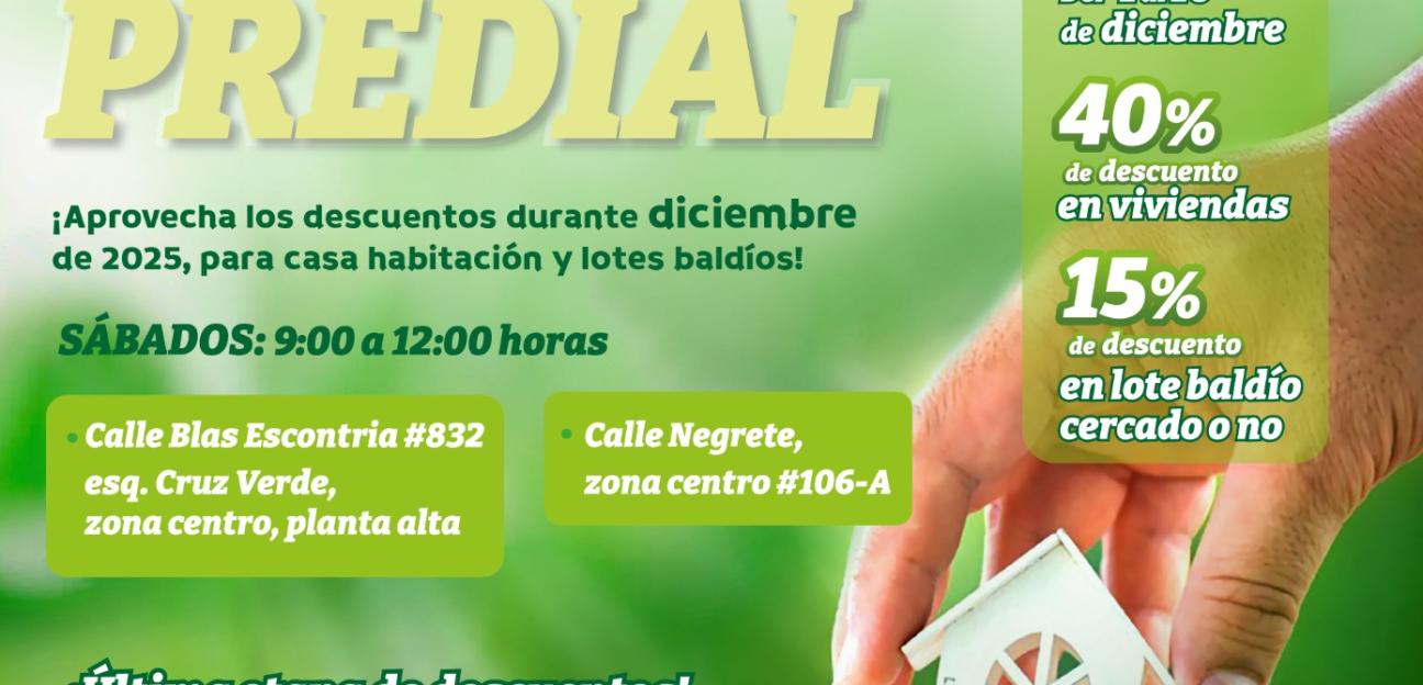 Inicia tercera etapa de descuentos en multas por predial en Soledad de Graciano Sánchez