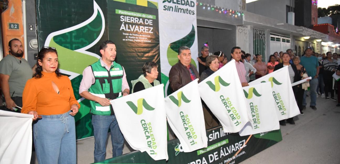 Inicio de pavimentación en colonia Prados de Soledad, rápida y de gran beneficio: vecinos