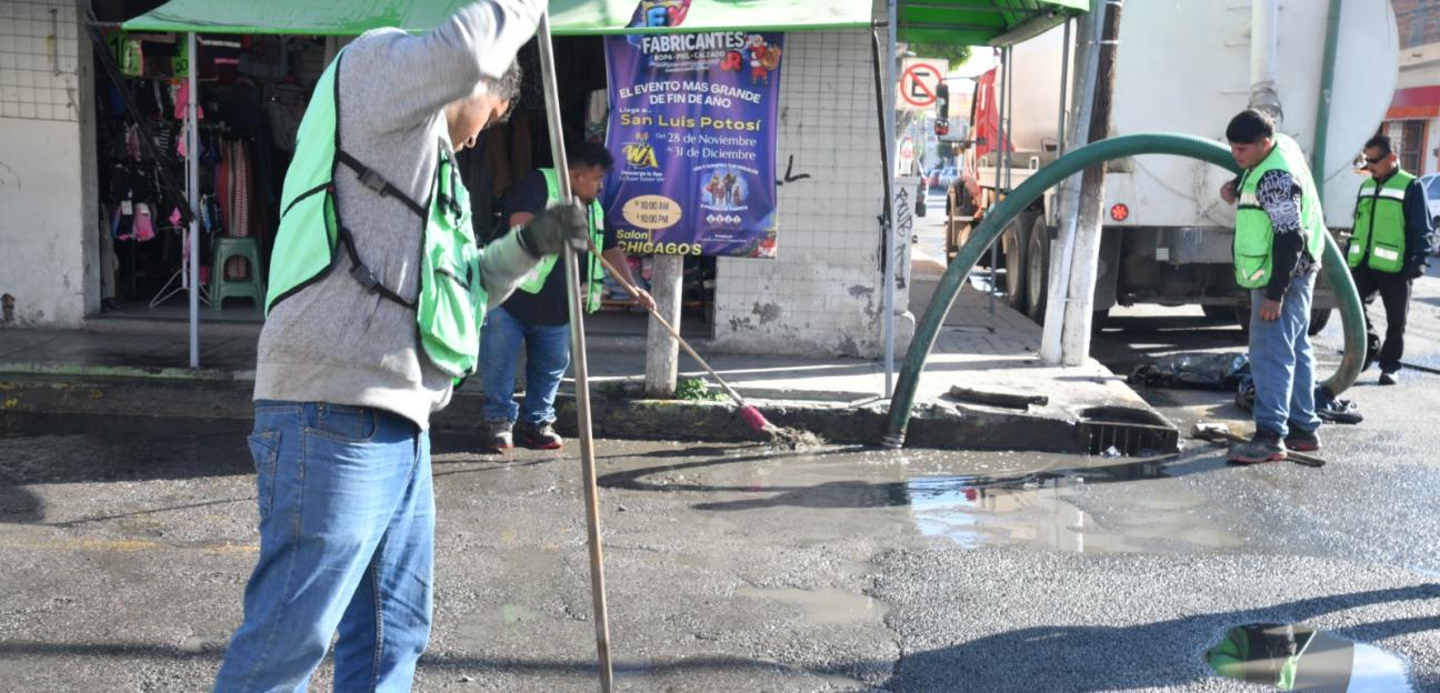 Acciones de desazolve en Soledad previenen afectaciones por lluvias
