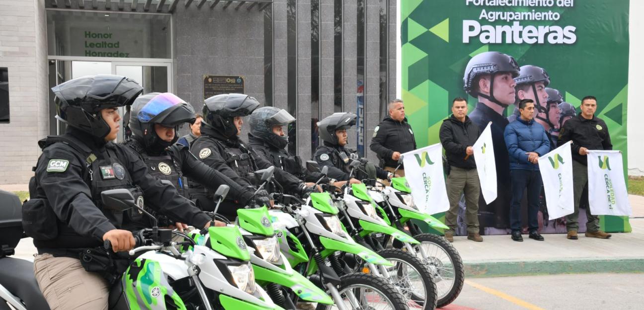 Soledad de Graciano Sánchez fortalece su fuerza policial con nuevas motocicletas