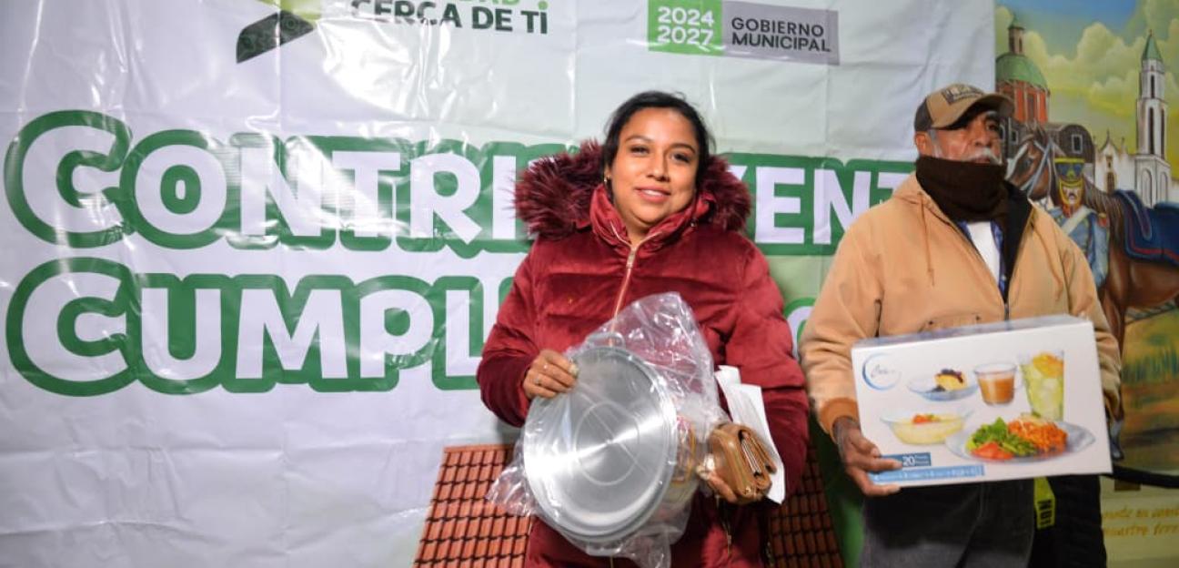 Durante primeros días de enero, soledenses recibirán electrodomésticos al pagar su impuesto predial