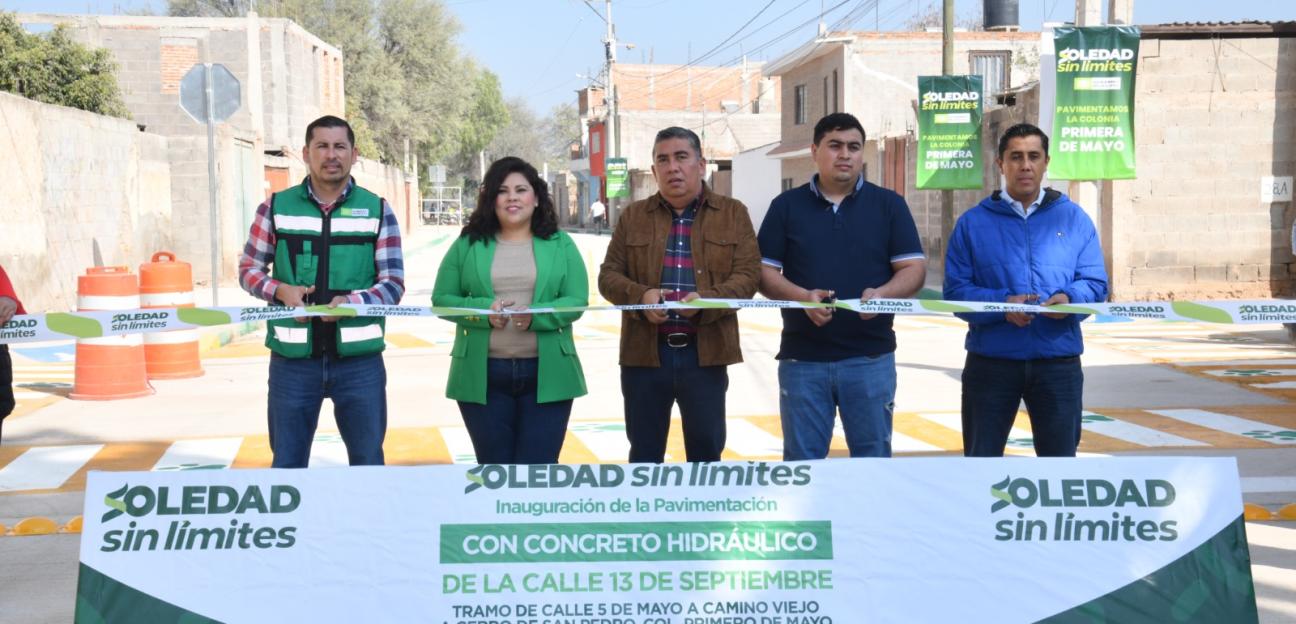 Durante el 2025, calles de tierra en Soledad se transformaron en vialidades modernas: Juan Manuel Navarro