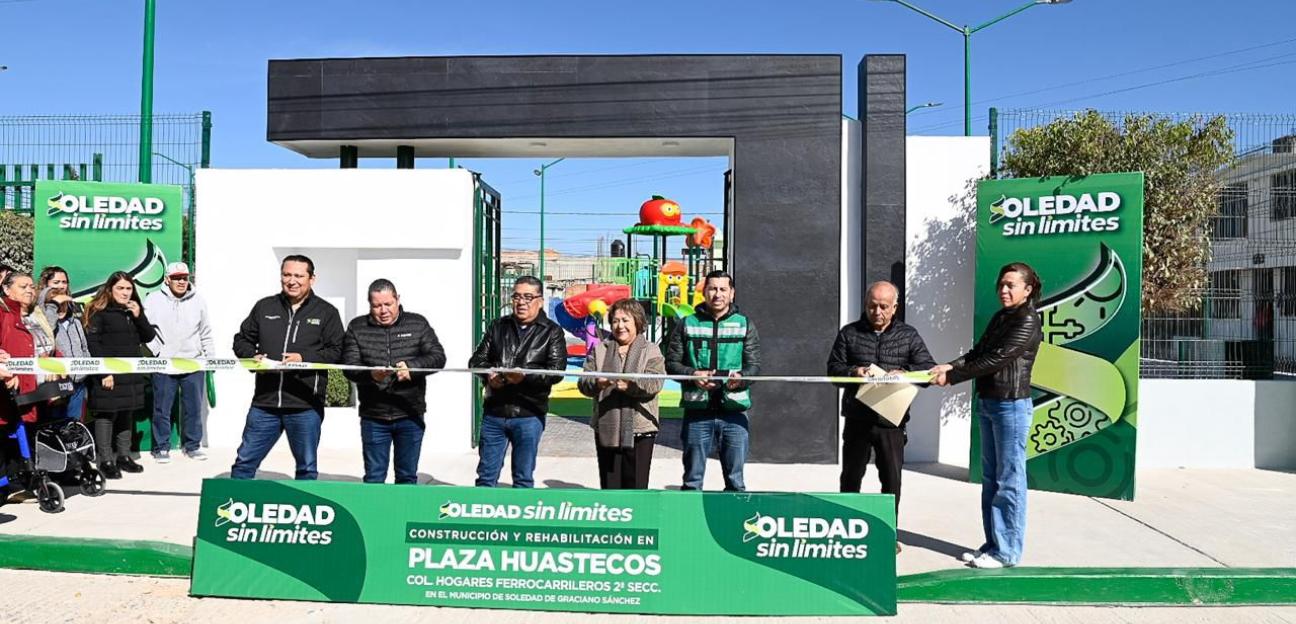 Juan Manuel Navarro transforma colonia Hogares Ferrocarrileros con parque urbano