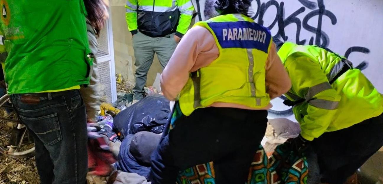 Protección Civil de Soledad recorre calles para dar protección ante el frío