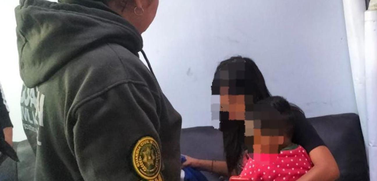 Menor de edad extraviado es resguardado y entregado a su familia: Guardia Civil de Soledad