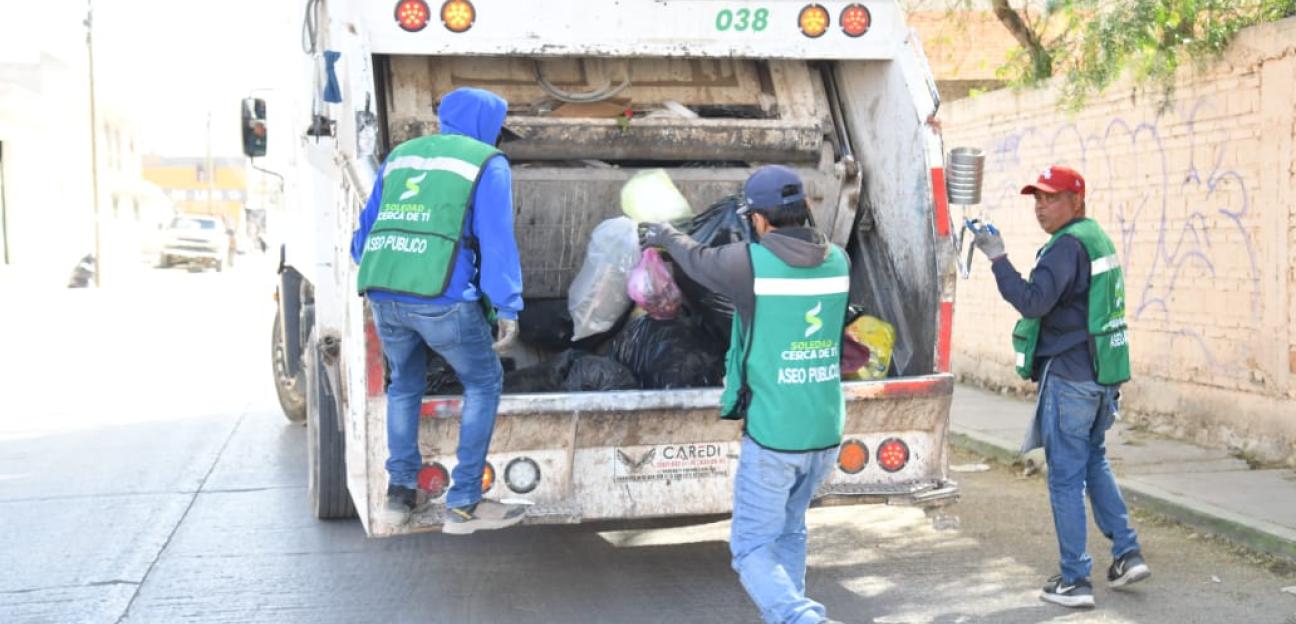 Gobierno de Soledad exhorta a hacer uso adecuado de rutas de recolección de residuos