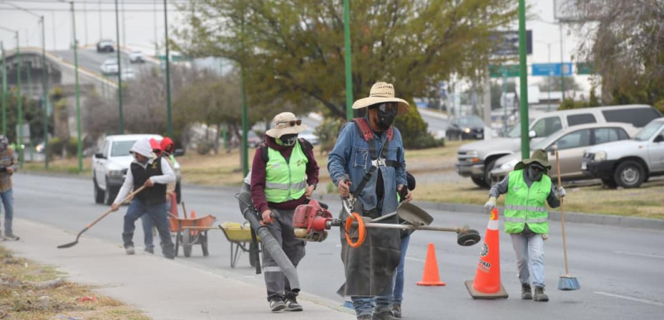 Gobierno de Soledad avanza con limpieza integral de vías principales