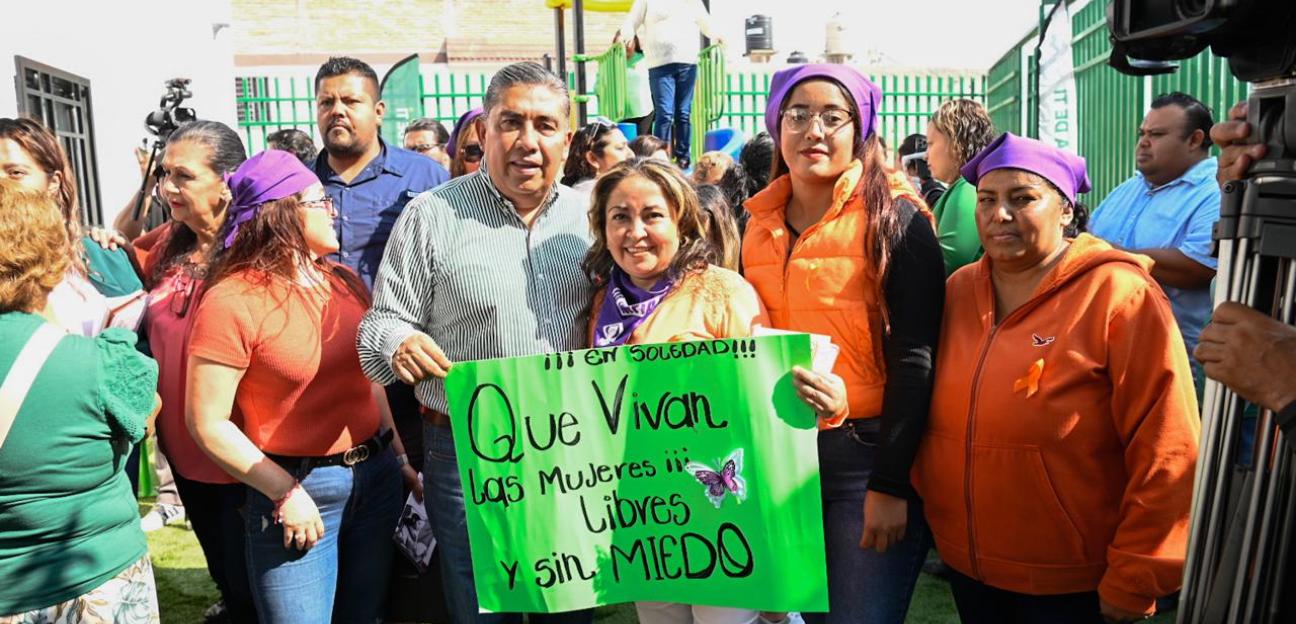 Con impulso de Juan Manuel Navarro, en Soledad se construye delegación de la Secretaría de Mujeres