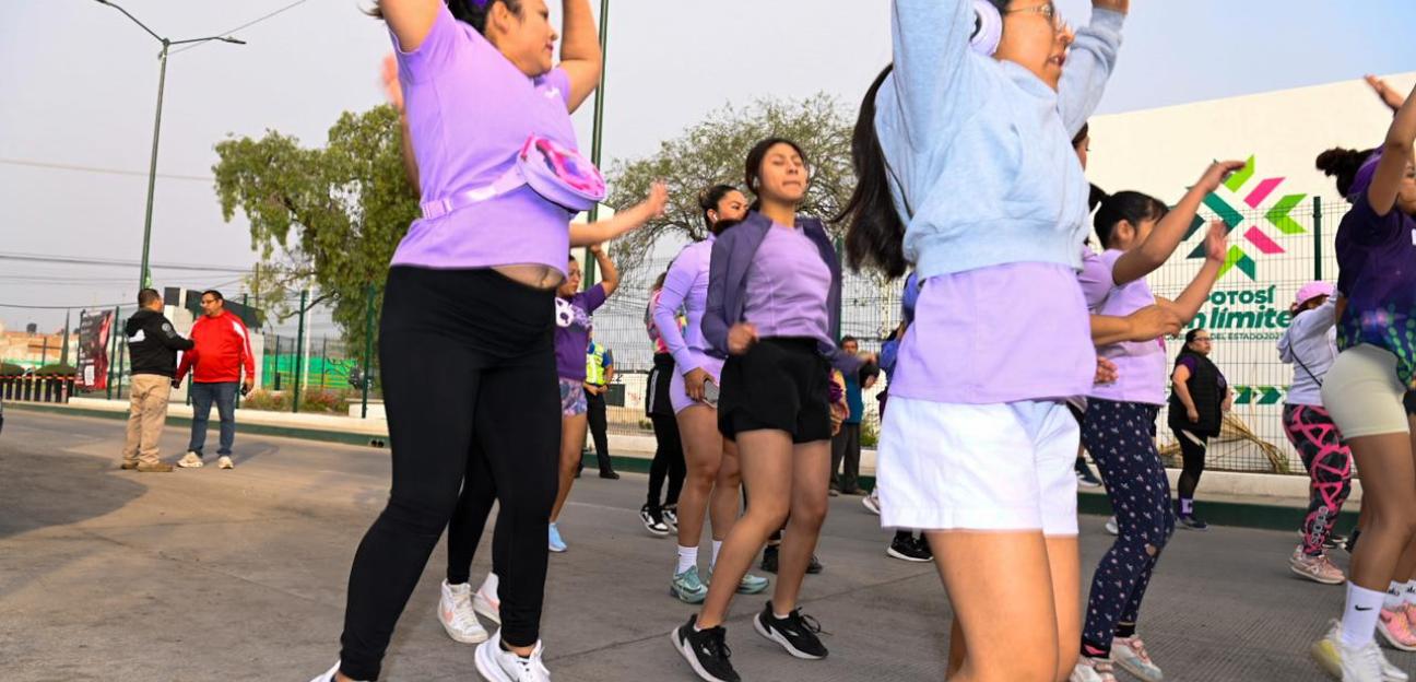 Con convivencia deportiva, familias de Soledad se suman al mensaje de reflexión por el 8M