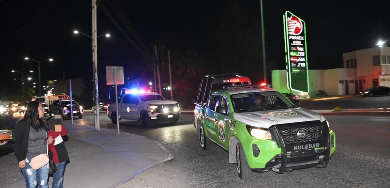 Con operativo Convoy, Soledad de Graciano Sánchez refuerza estrategias de paz y seguridad