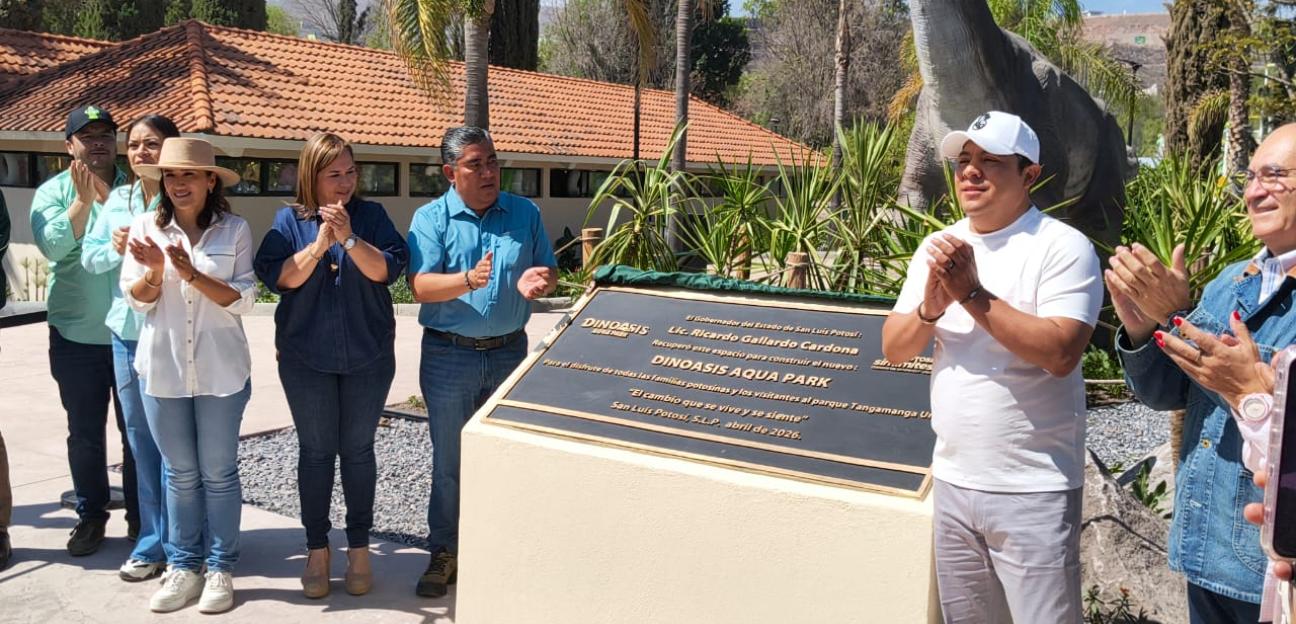 Juan Manuel Navarro reconoce visión de transformación del gobernador al aperturar el parque Dinoasis