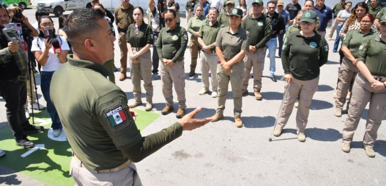 Con eficiencia y responsabilidad, Soledad de Graciano Sánchez participó en simulacro nacional