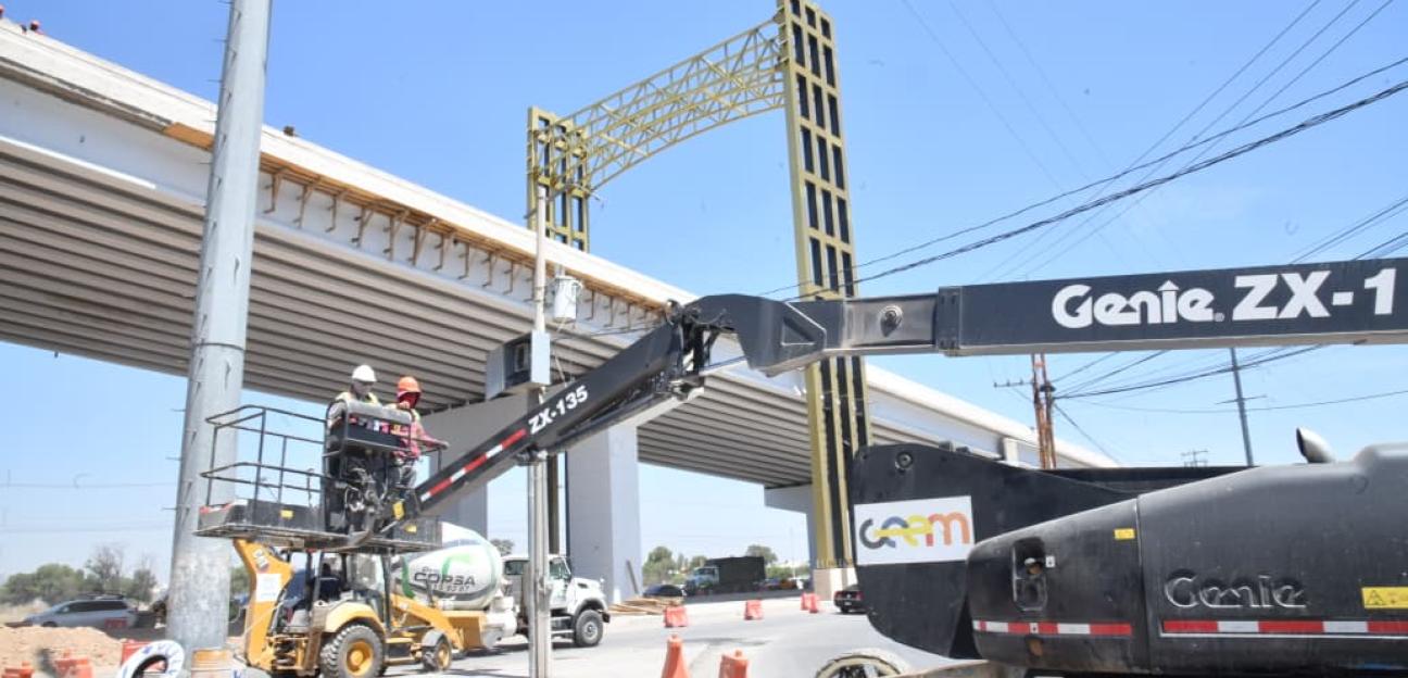 Avanza construcción de puente vehicular en Soledad, circulación vial está normalizada