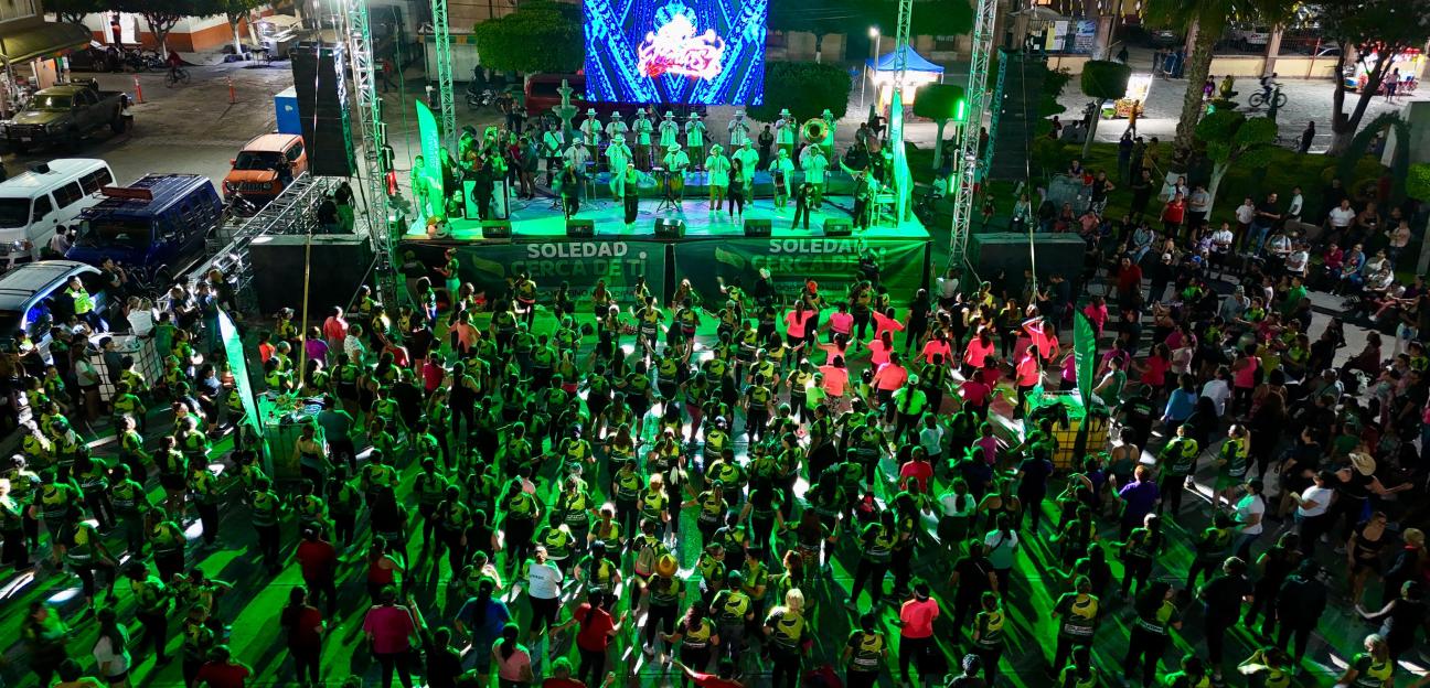 Ayuntamiento de Soledad está listo para impresionar con Zumbanda, este viernes